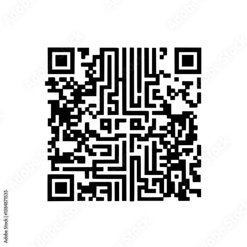 qr code on the screen