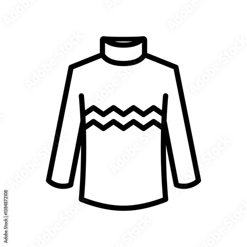 Body warmer jacket icon vector design in trendy style