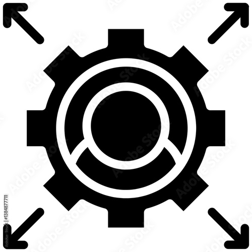 Network Scalability Icon
