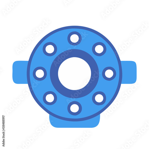  Modern Pipe Flange Tool Icon Artwork