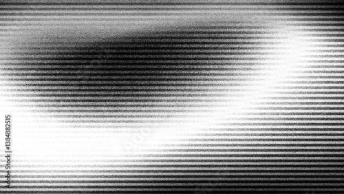 black background with grunge-style stripes and grainy noise texture, delivering a raw, edgy visual effect