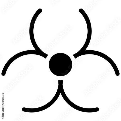 Biohazard Symbol Icon
