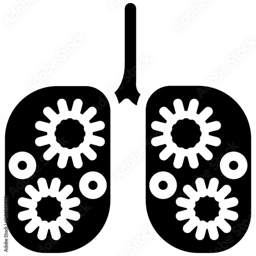 Infected Lungs Icon