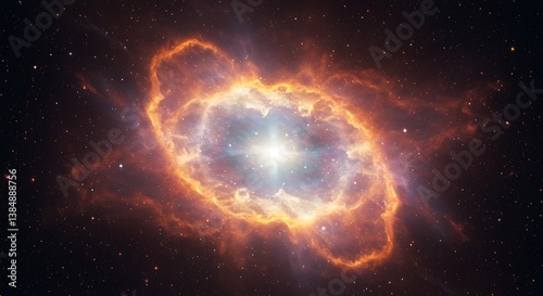 Cosmic Ember's Embrace AI Generated