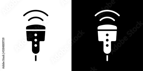 Ultrasound icons vector set in solid flat style