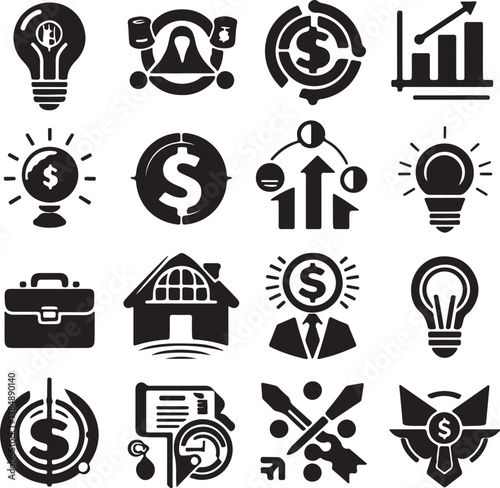 business icons set
