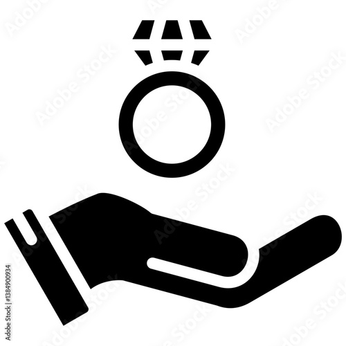 Ring in Hand Icon