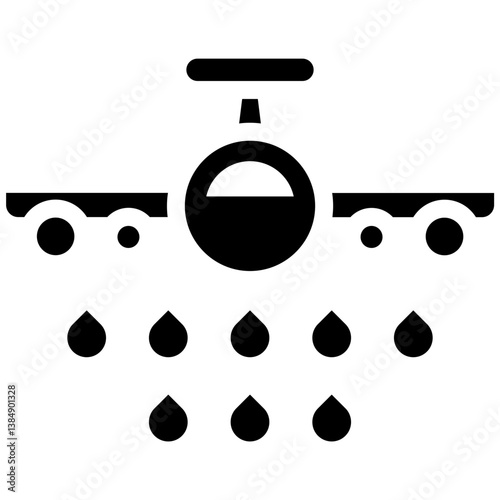 Firefighter Plane Icon