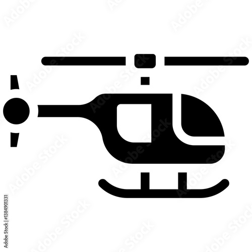 Firefighter Helicopter Icon