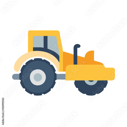  Robust Soil Compactor Icon for Construction