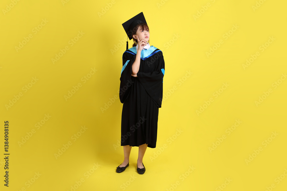 © belrync - 20s woman in Graduation gown