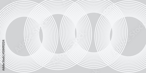 Abstract Geometric modern white and gray color . Modern and Creative Trend design in vector illustration