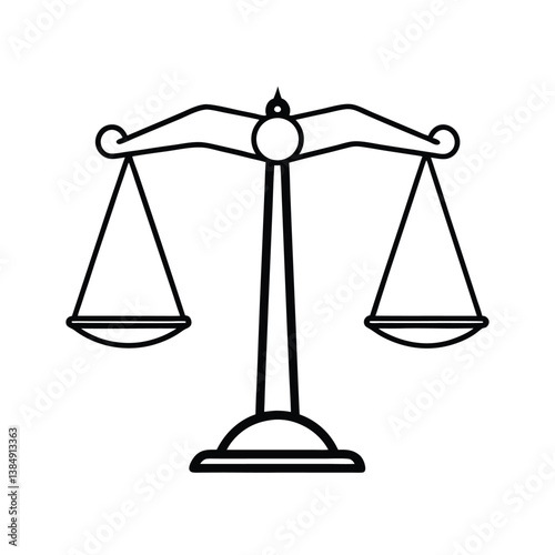 scales of justice vector