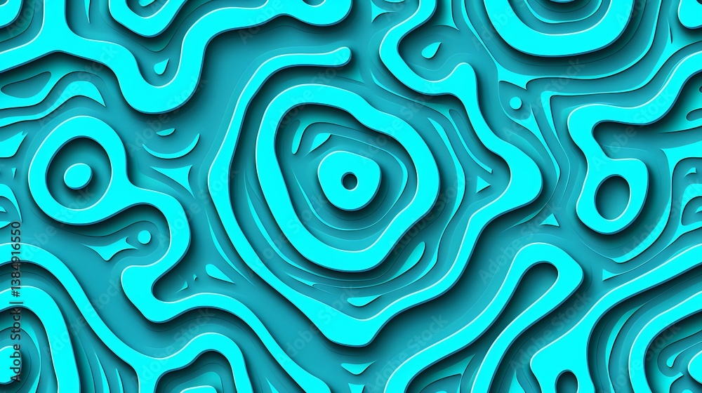 An abstract layered composition of repeating organic shapes and patterns An abstract layered composition of repeating organic shapes and patterns