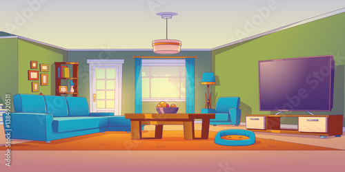 Contemporary living room interior design