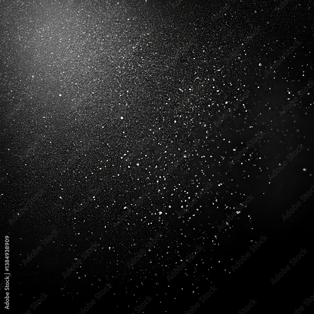 Obraz premium Black grainy background, noise texture monochromatic abstract banner, poster header cover flyer wallpaper backdrop design.