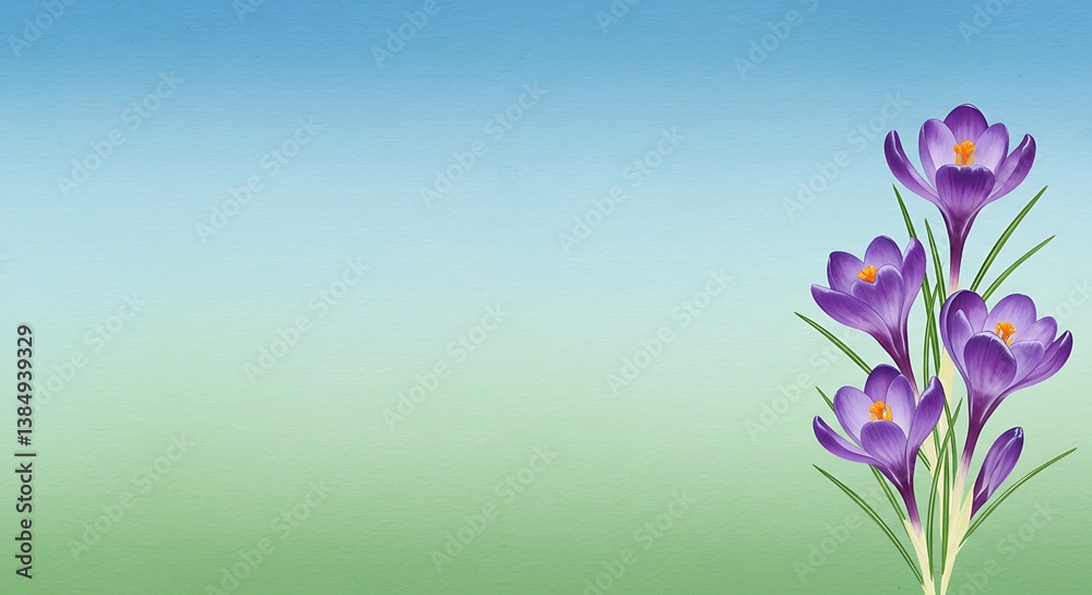Obraz premium Spring's Gentle Awakening AI Generated