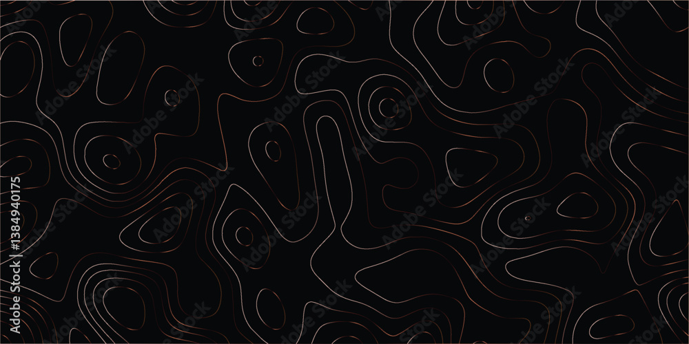 Terrain-like seamless contour pattern with abstract line formations and flow
Terrain-like seamless contour pattern with abstract line formations and flow