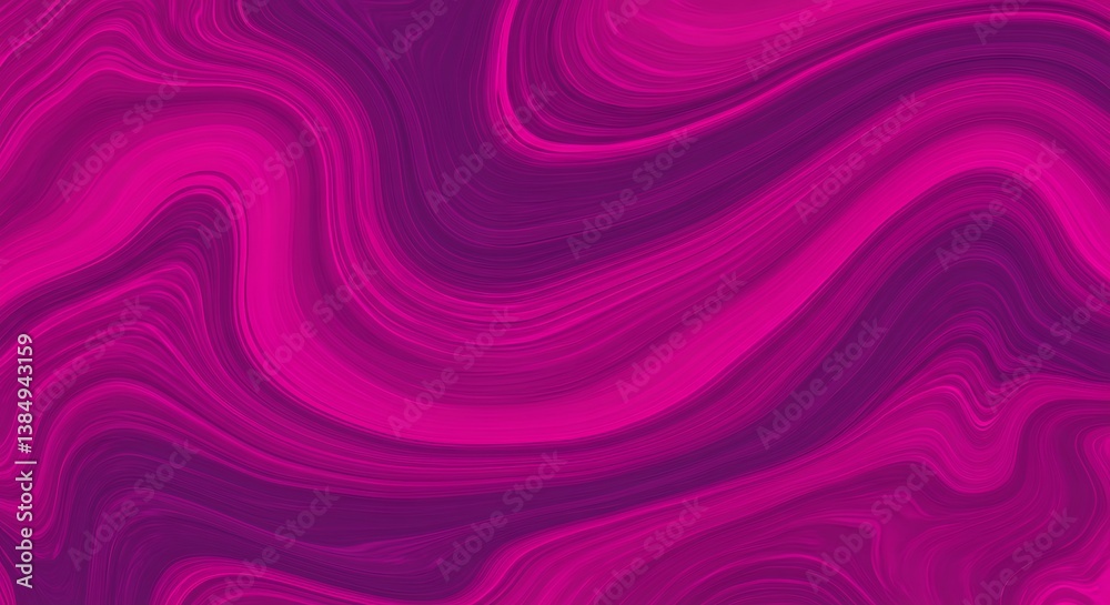 Obraz premium Fuchsia Flow AI Generated