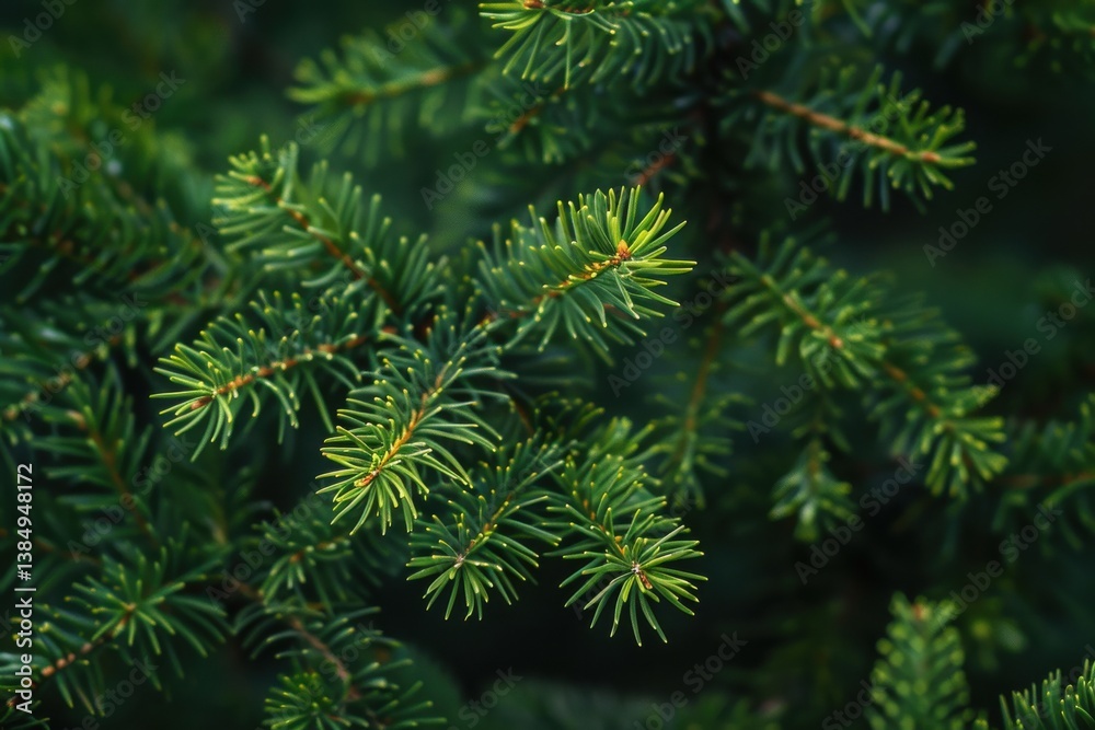 Lush green pine needles close up highlighting vibrant textures and peaceful natural beauty Lush green pine needles close up highlighting vibrant textures and peaceful natural beauty