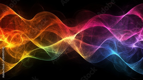 Wallpaper Mural Lively, abstract, multicolored swirls for inspiring creative designs Torontodigital.ca