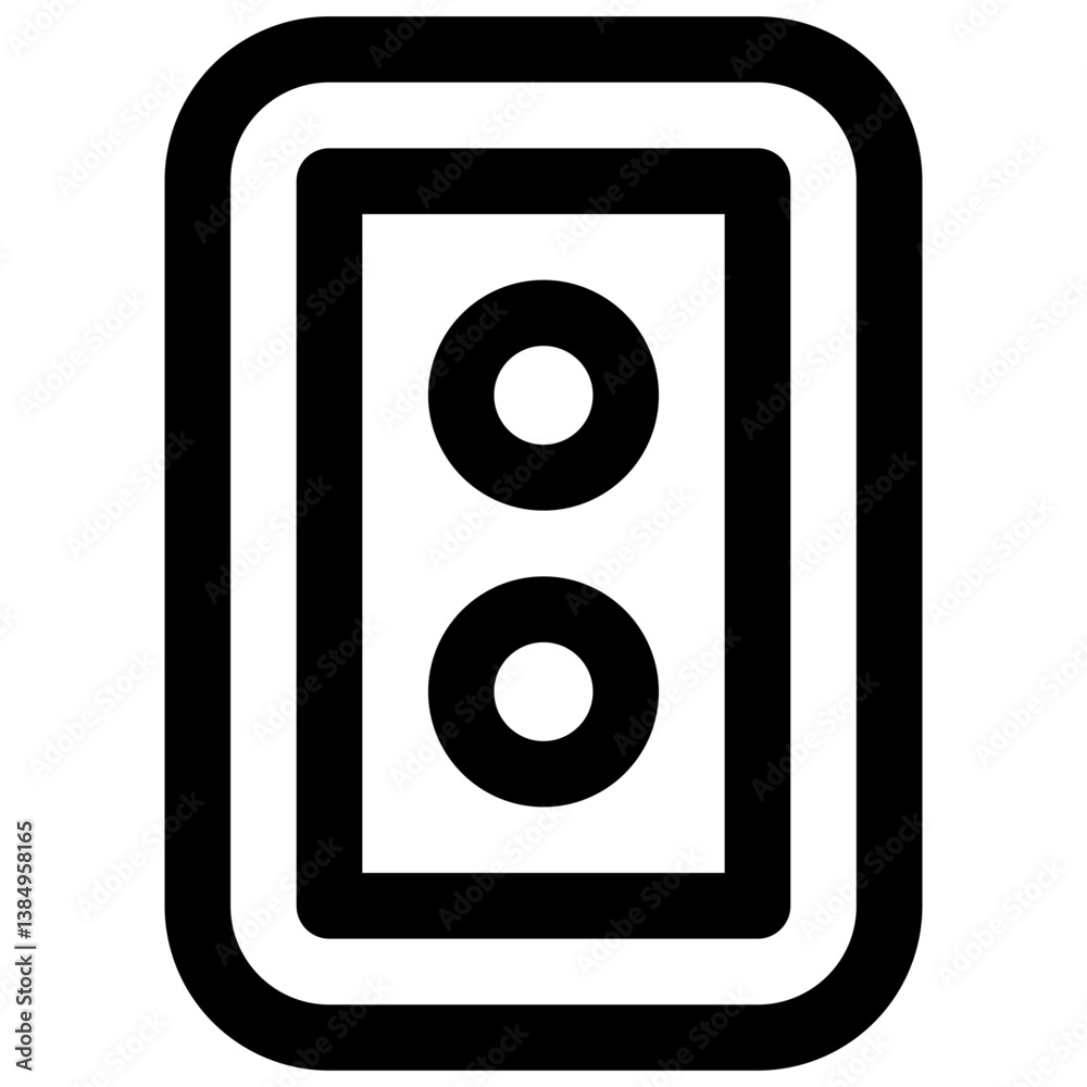 Traffic light. Editable stroke vector icon. Traffic light. Editable stroke vector icon.