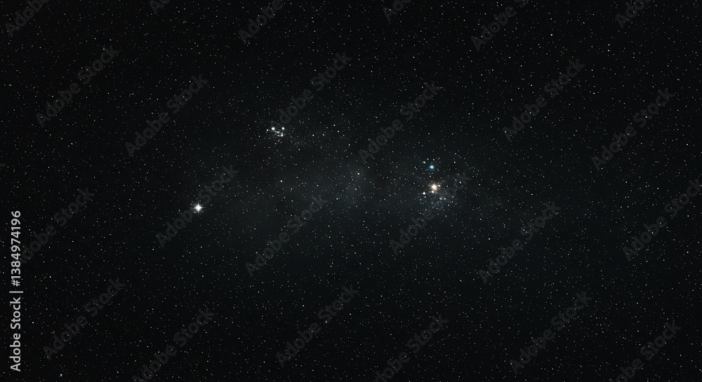 Obraz premium Distant Stellar Echoes AI Generated