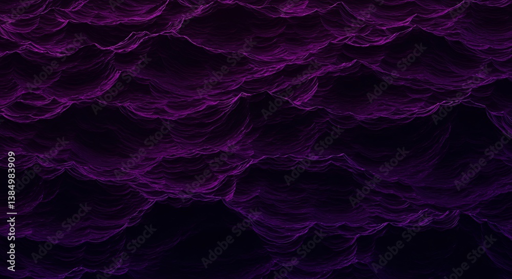 Obraz premium Midnight Tide AI Generated