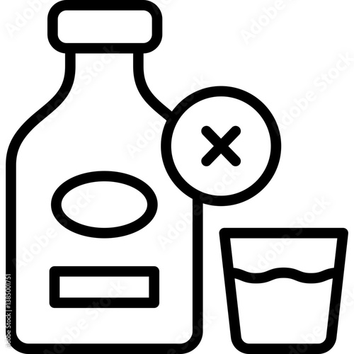 no alcohol icon
