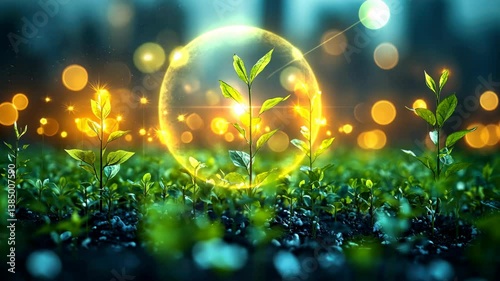 Glowing Plants: A Symbol of Growth and Renewal