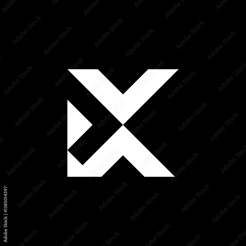 Obraz premium letter K logo