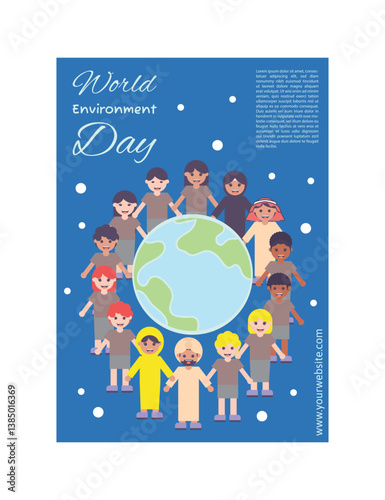 World Environment Day Poster or Card for Social Media Post Green Campaign