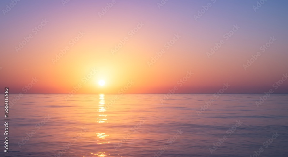 Naklejka premium Golden Hour's Embrace AI Generated