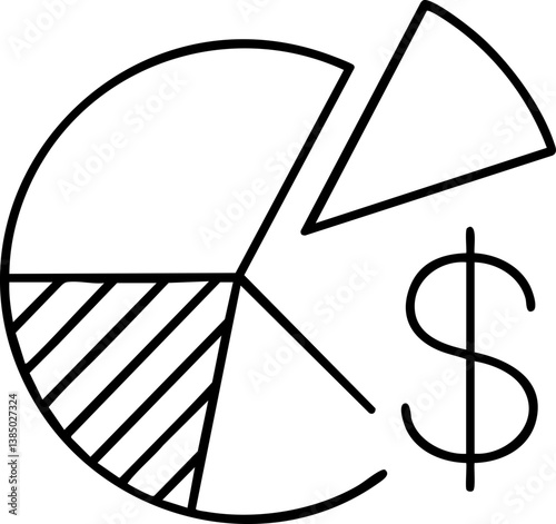 Import Tariffs policy impact concept. Graphical representation of financial data and profit analysis.