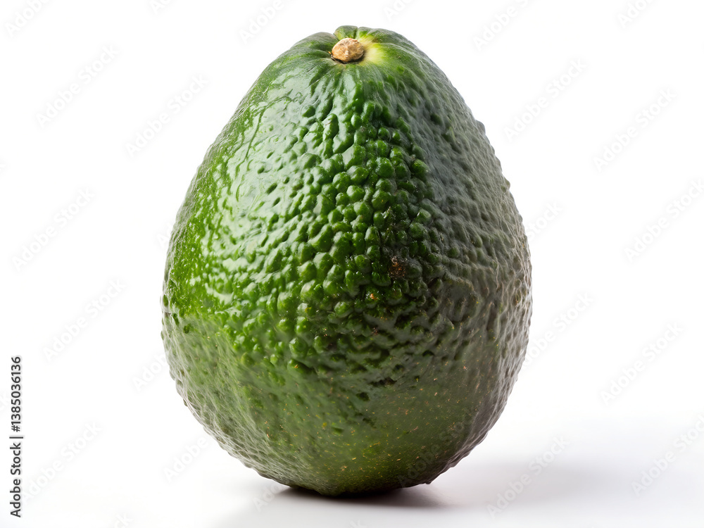 avocado isolated on white background generative ai avocado isolated on white background generative ai