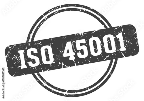 iso 45001 stamp