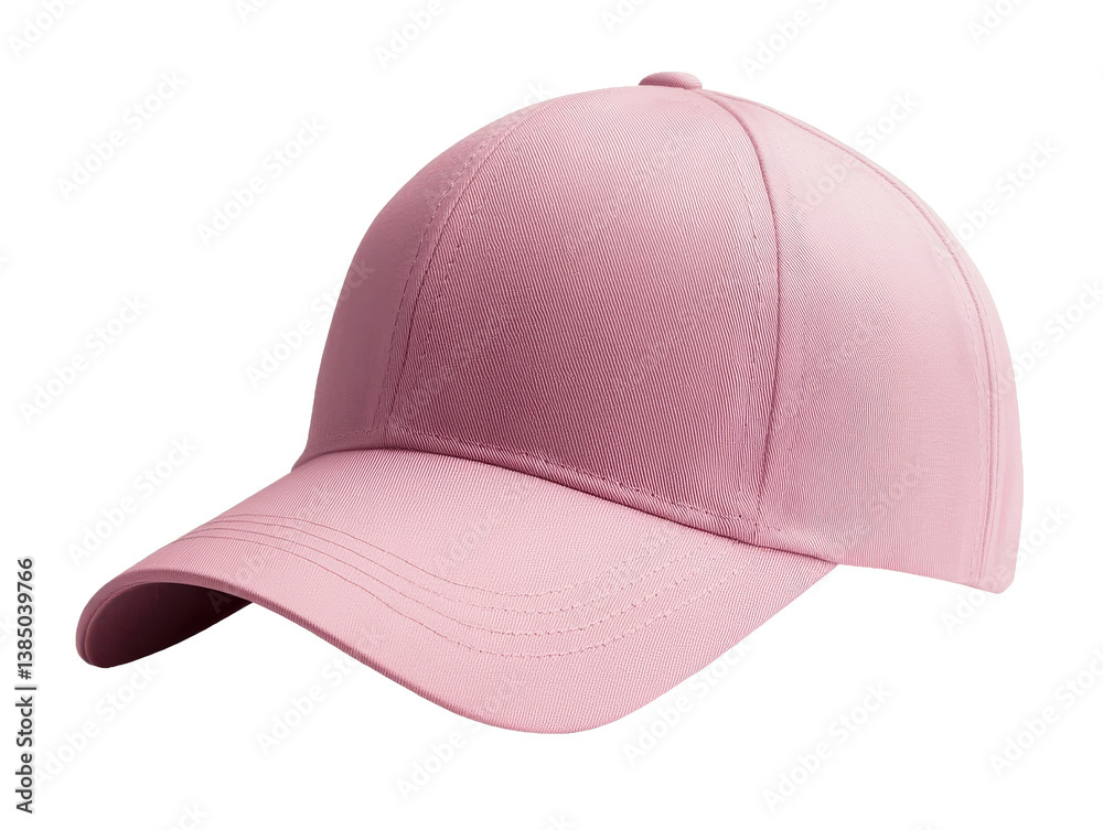 Fototapeta premium Minimal Pink Cap Mockup for Branding