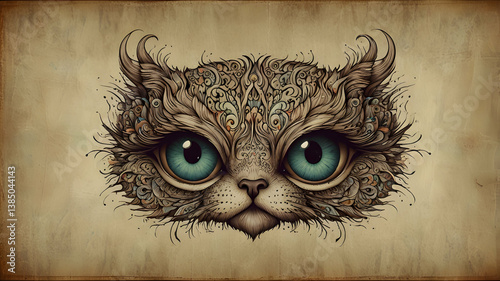 owl on a wooden background