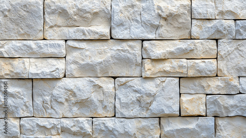 Stone Wall Texture: A close-up showcases the rugged beauty of a stone wall, with a variety of rectangular stones expertly fitted together, capturing the natural textures and neutral tones.