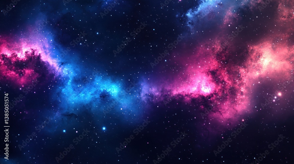 Fototapeta premium Cosmic Nebulae, Starry expanse