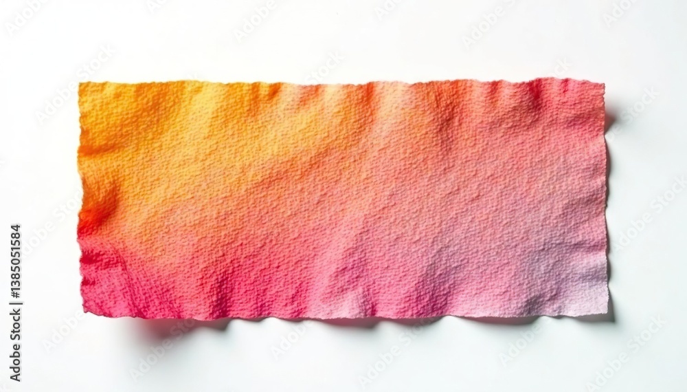 Fototapeta premium Close-up of a textured flap against a stark white backdrop , flap, asset