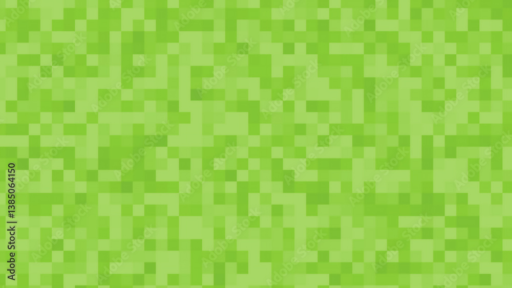 Fototapeta premium Seamless Green Pixelated Digital Texture Background for Modern Designs