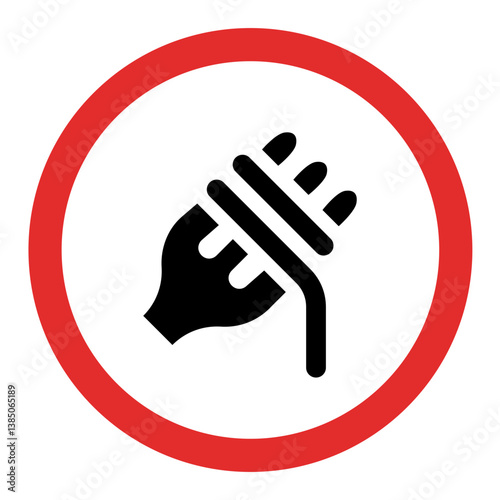 No Pasta Sign