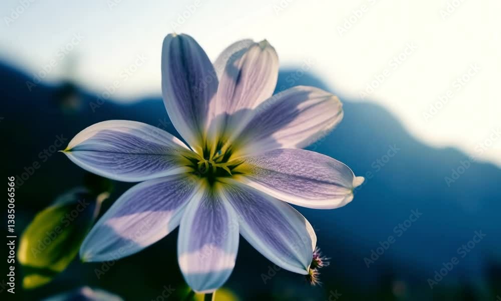 Blue, purple pastel adn white flower for background