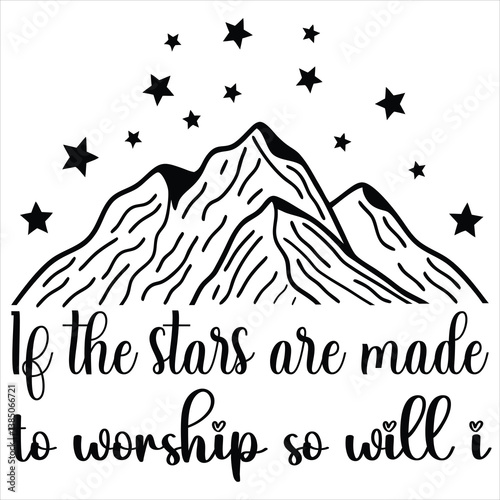 Typography-Based Christian Faith Design for T-shirt
