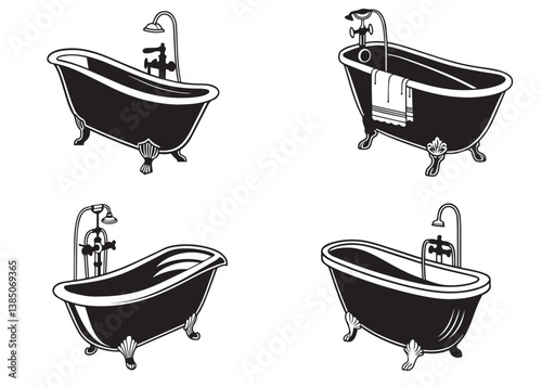 A bathtub Vector