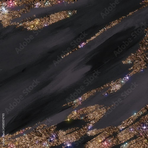 Black Glitter Animation Background Wallpaper