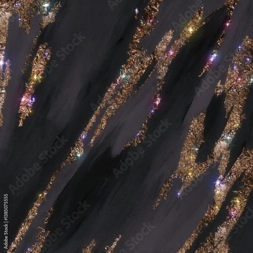 Black Glitter Animation Background Wallpaper