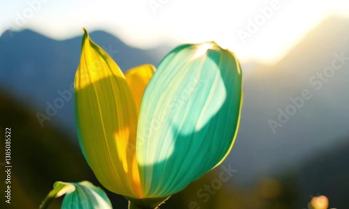 yellow and orange pastel on blue sky for background