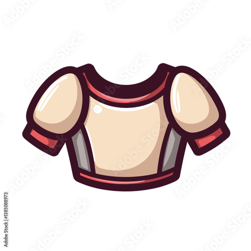Cute cartoon crop top illustration in soft colors for fashion design  